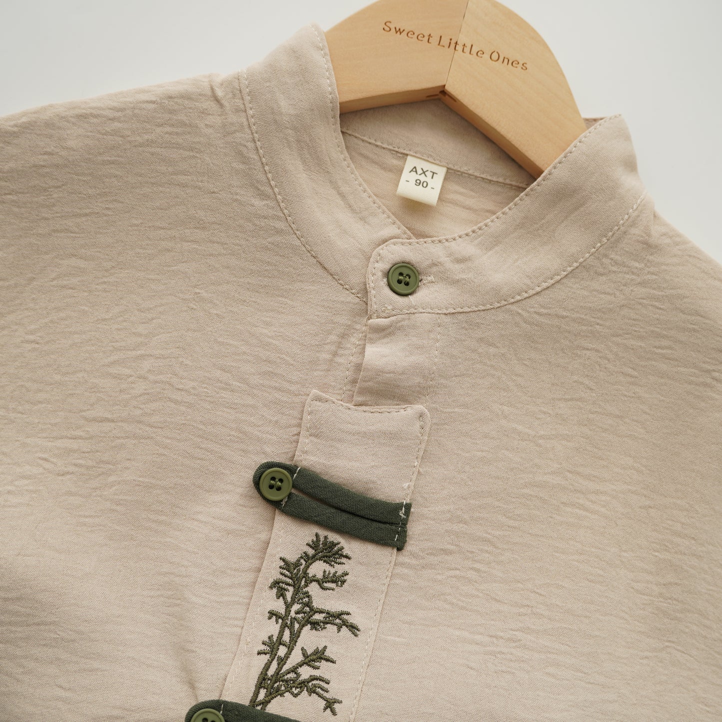 Casual Cotton Chinese Boy Suit