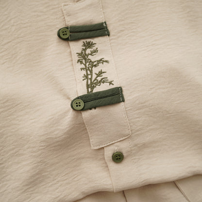 Casual Cotton Chinese Boy Suit