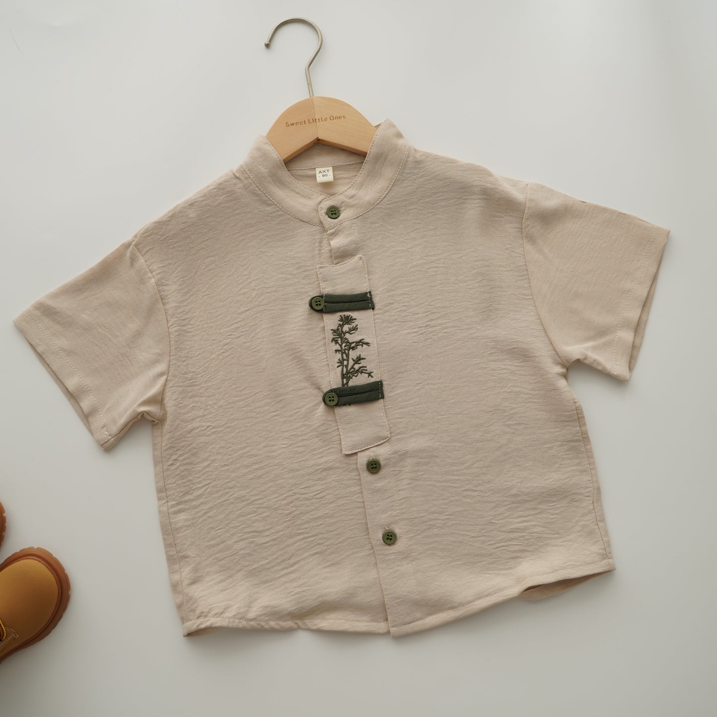 Casual Cotton Chinese Boy Suit