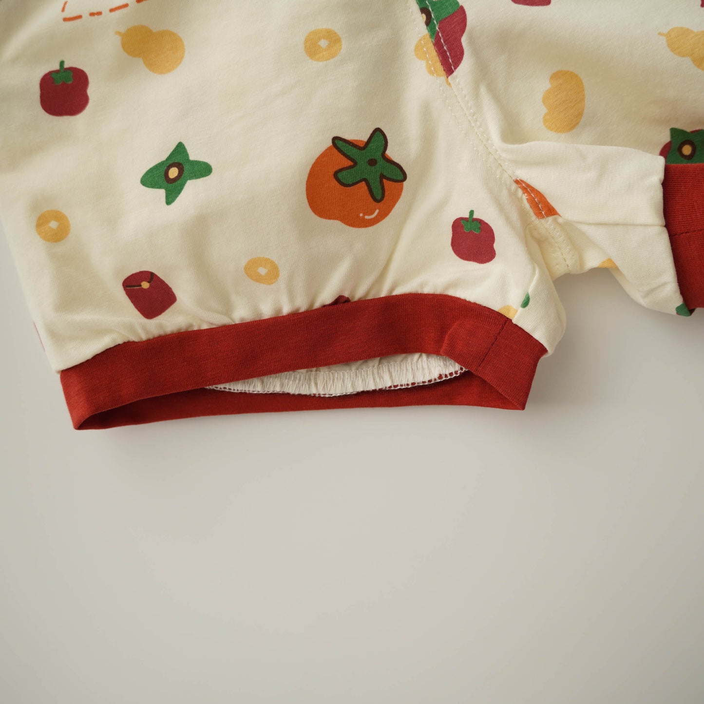 Tangerine Chinese Two Pieces Set