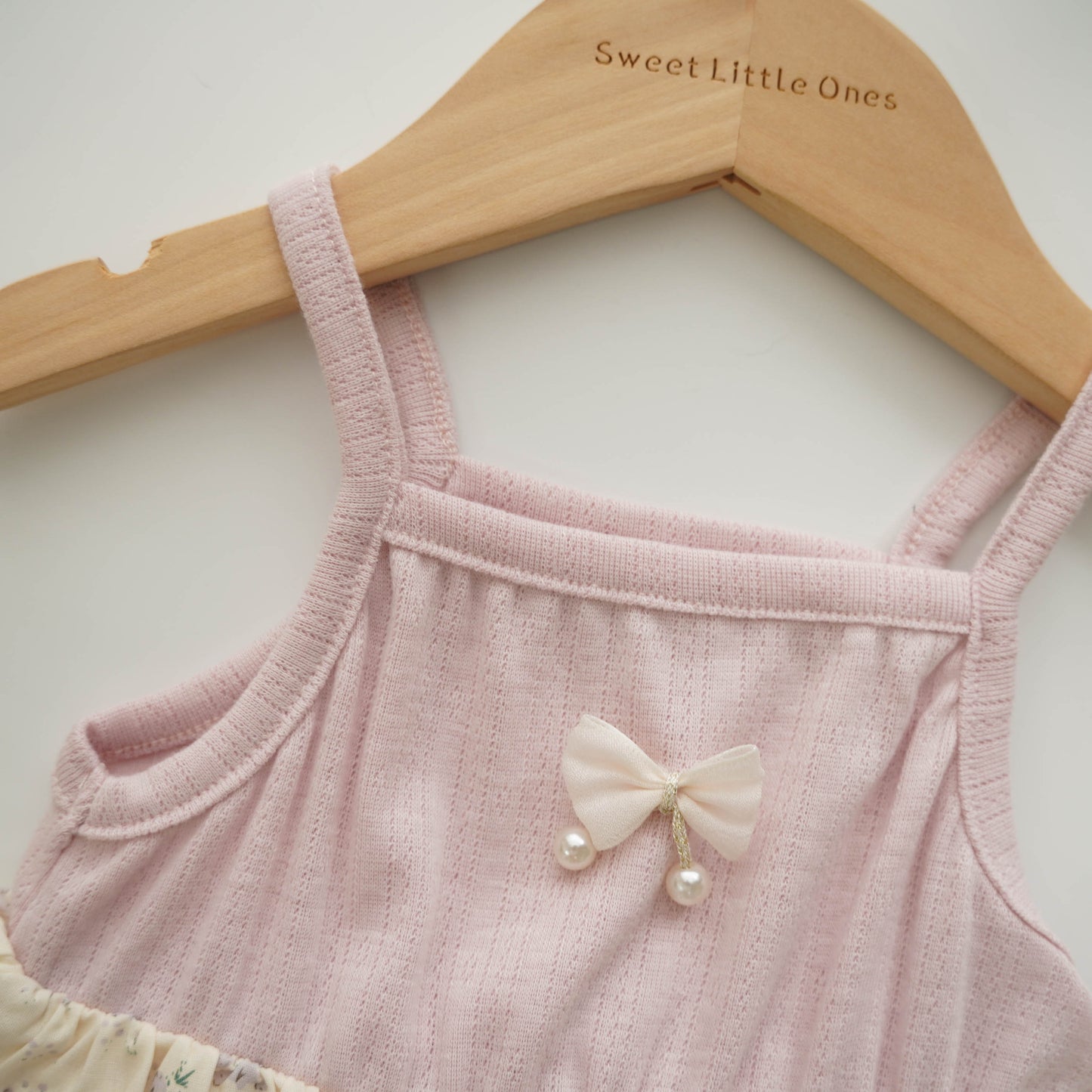 Pastel Purple Floral Romper