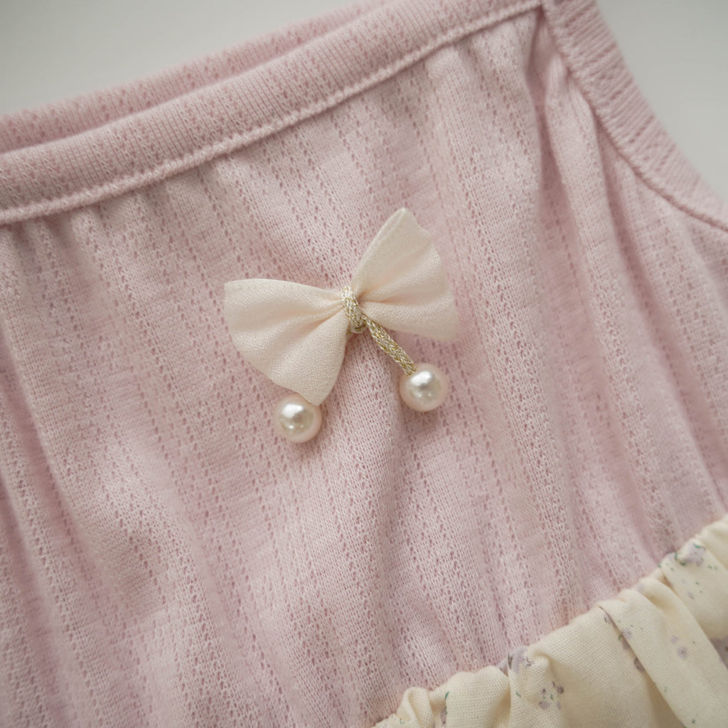 Pastel Purple Floral Romper