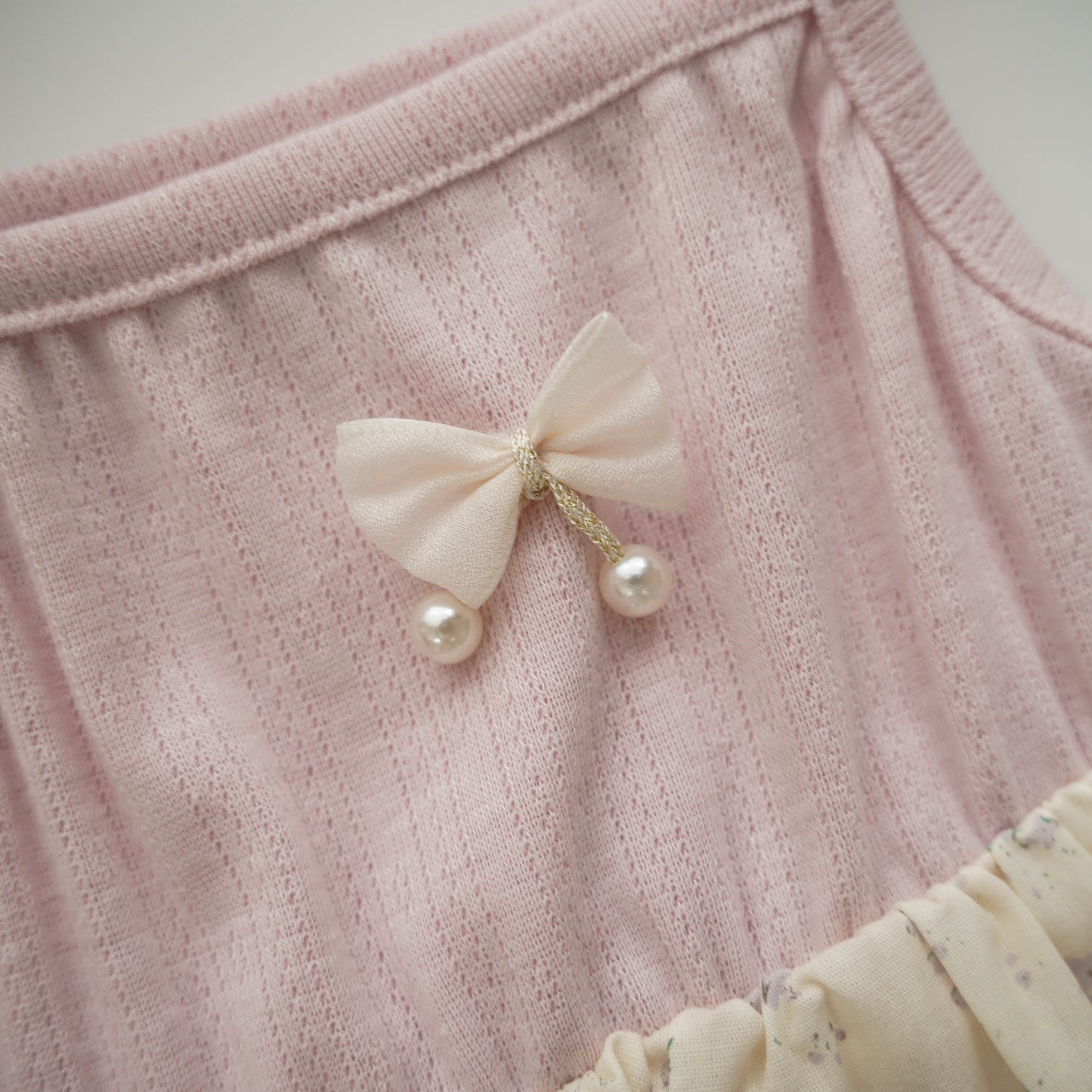 Pastel Purple Floral Romper