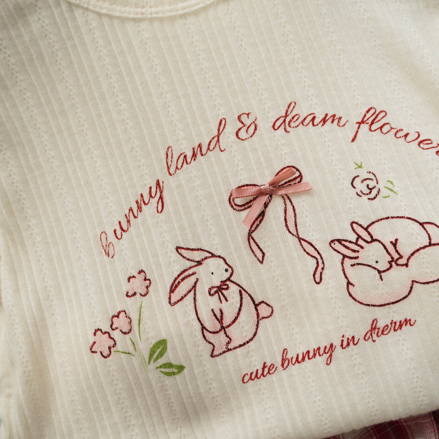 Bunny Design Comfy Top & Pants Set