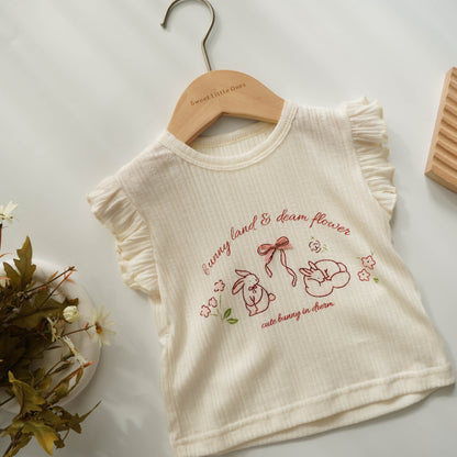 Bunny Design Comfy Top & Pants Set