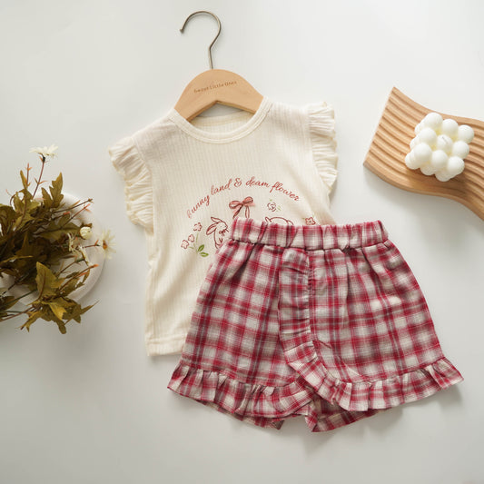 Bunny Design Comfy Top & Pants Set