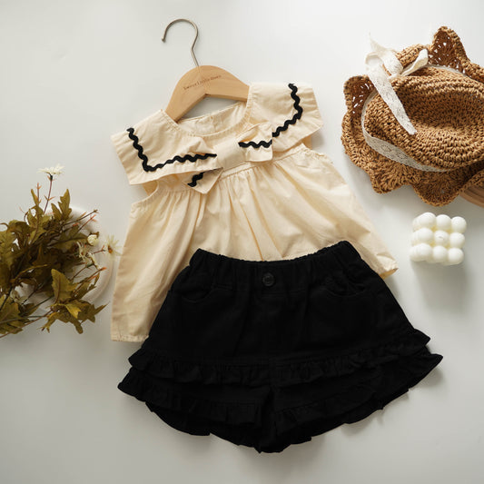 Classic Top & Pants Girl Set