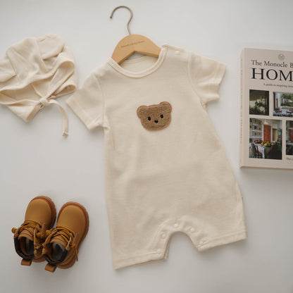Bear Casual Romper with Hat