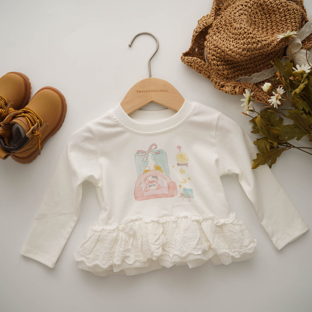 Cartoon Lacey Top