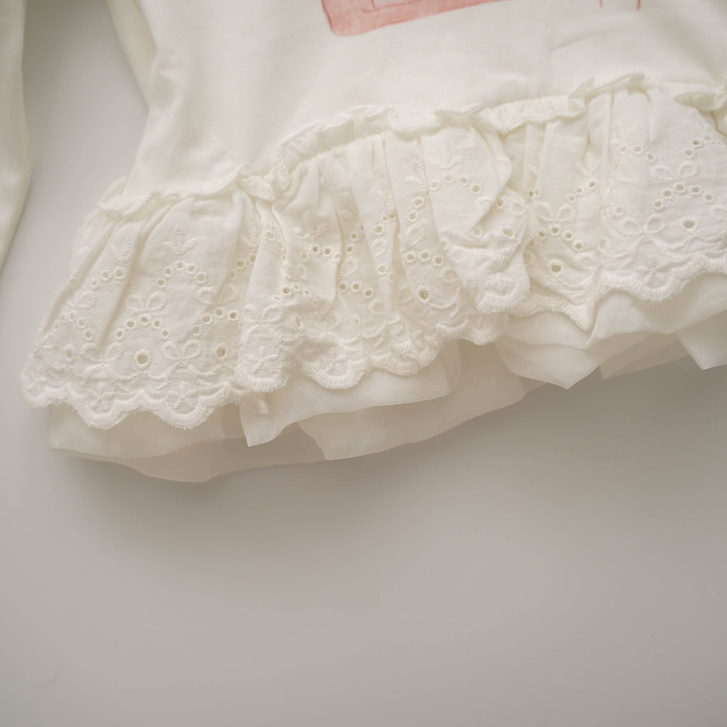 Cartoon Lacey Top