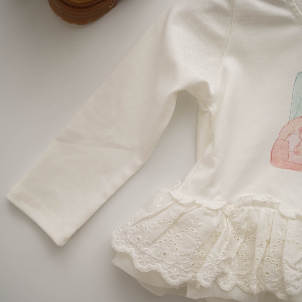 Cartoon Lacey Top