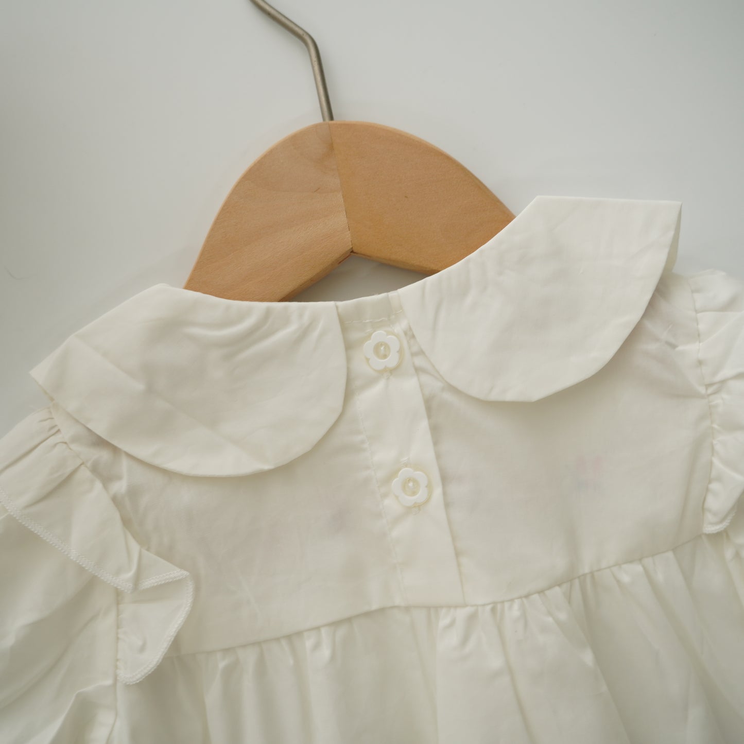 Embroidery Rabbit with Love Romper