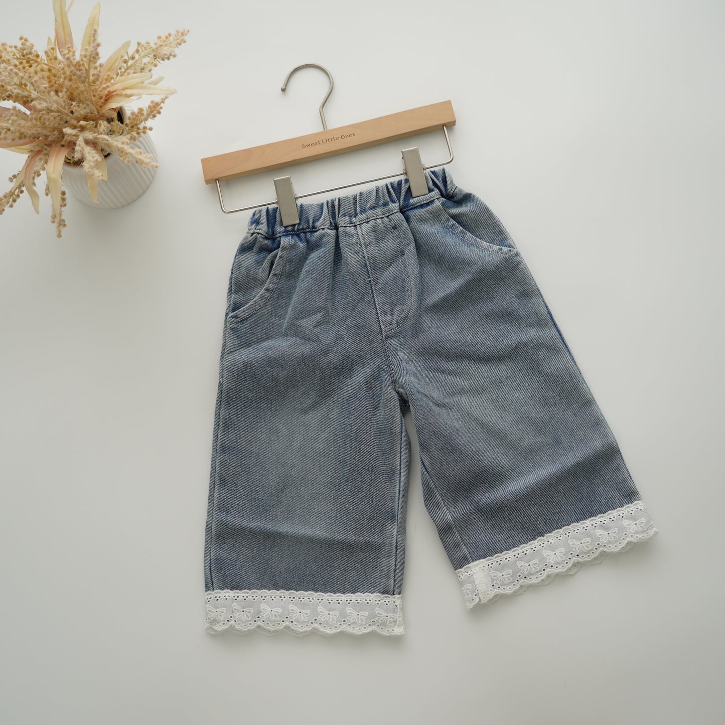 Denim Girl Lacey Pants