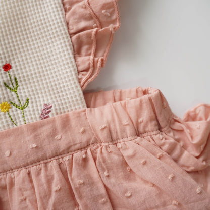 Layered Ruffled Romper (Size 66)