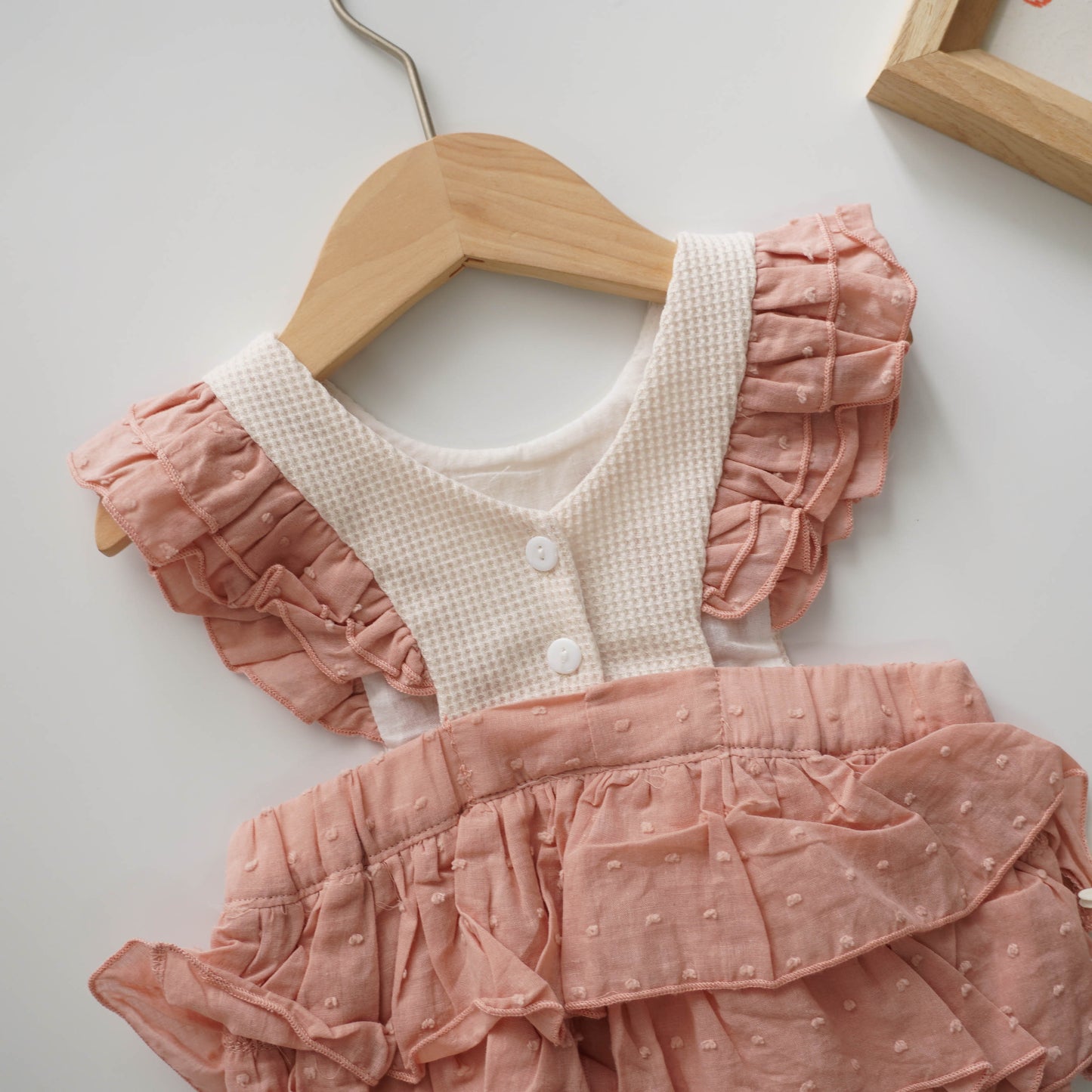 Layered Ruffled Romper (Size 66)