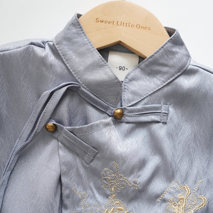 Vintage Designed Boy Chinese Set (Size 90)