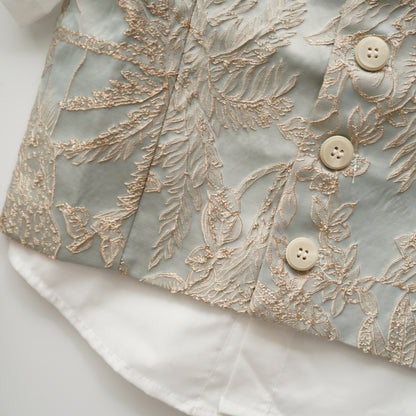 Chinese Boy Trendy Set with Vest (Size 90)