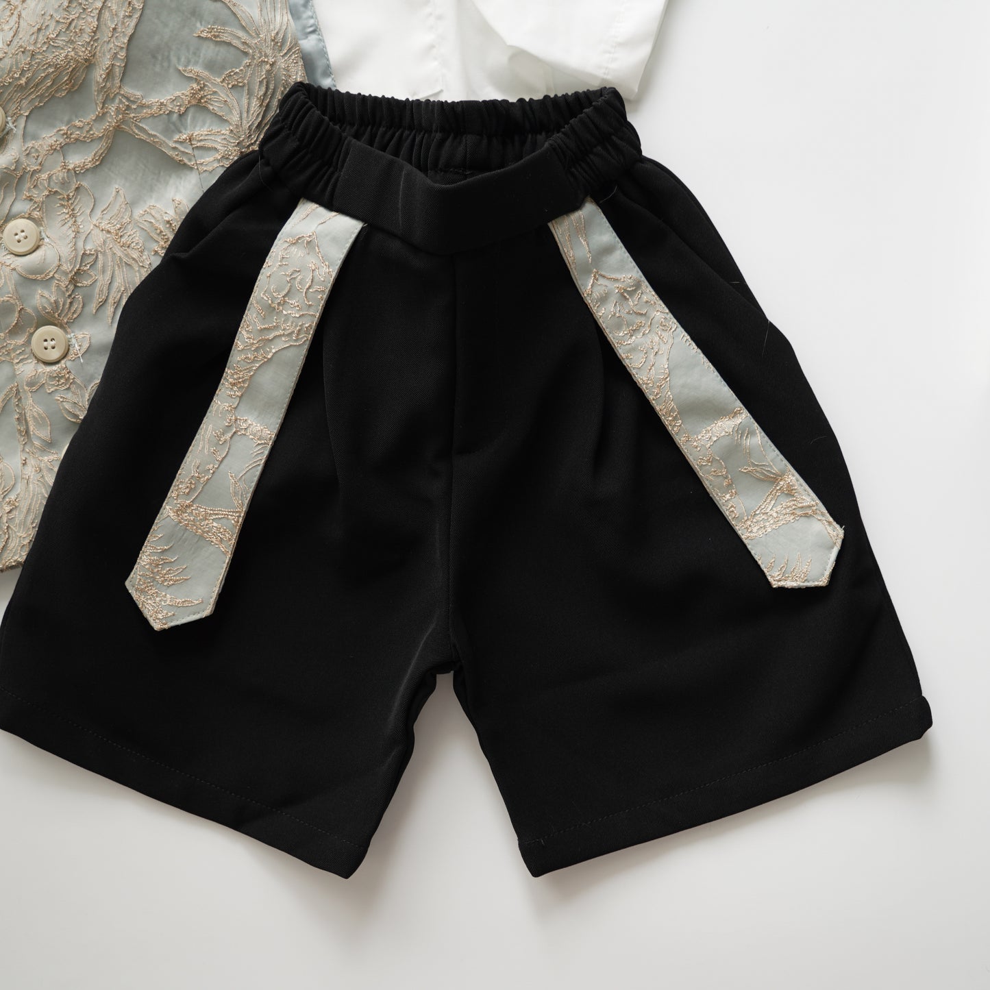 Chinese Boy Trendy Set with Vest (Size 90)