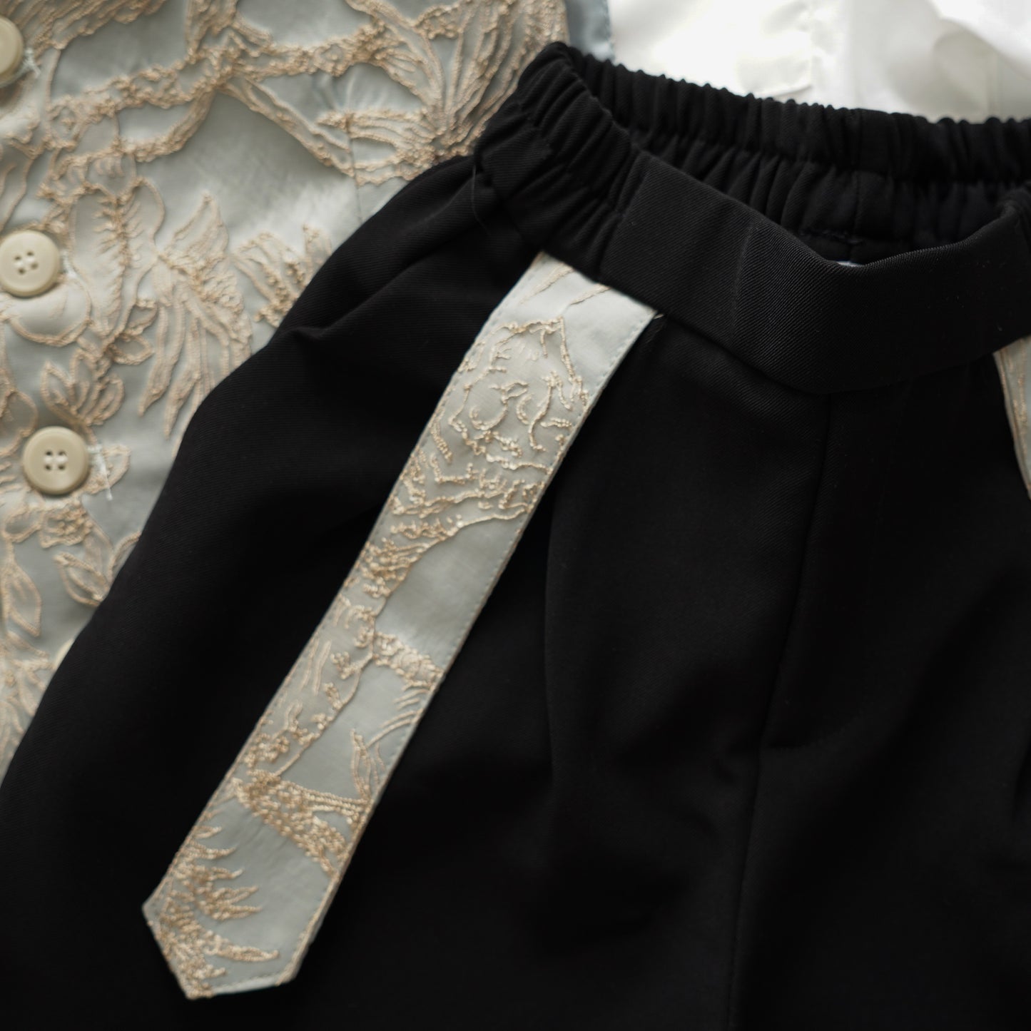 Chinese Boy Trendy Set with Vest (Size 90)