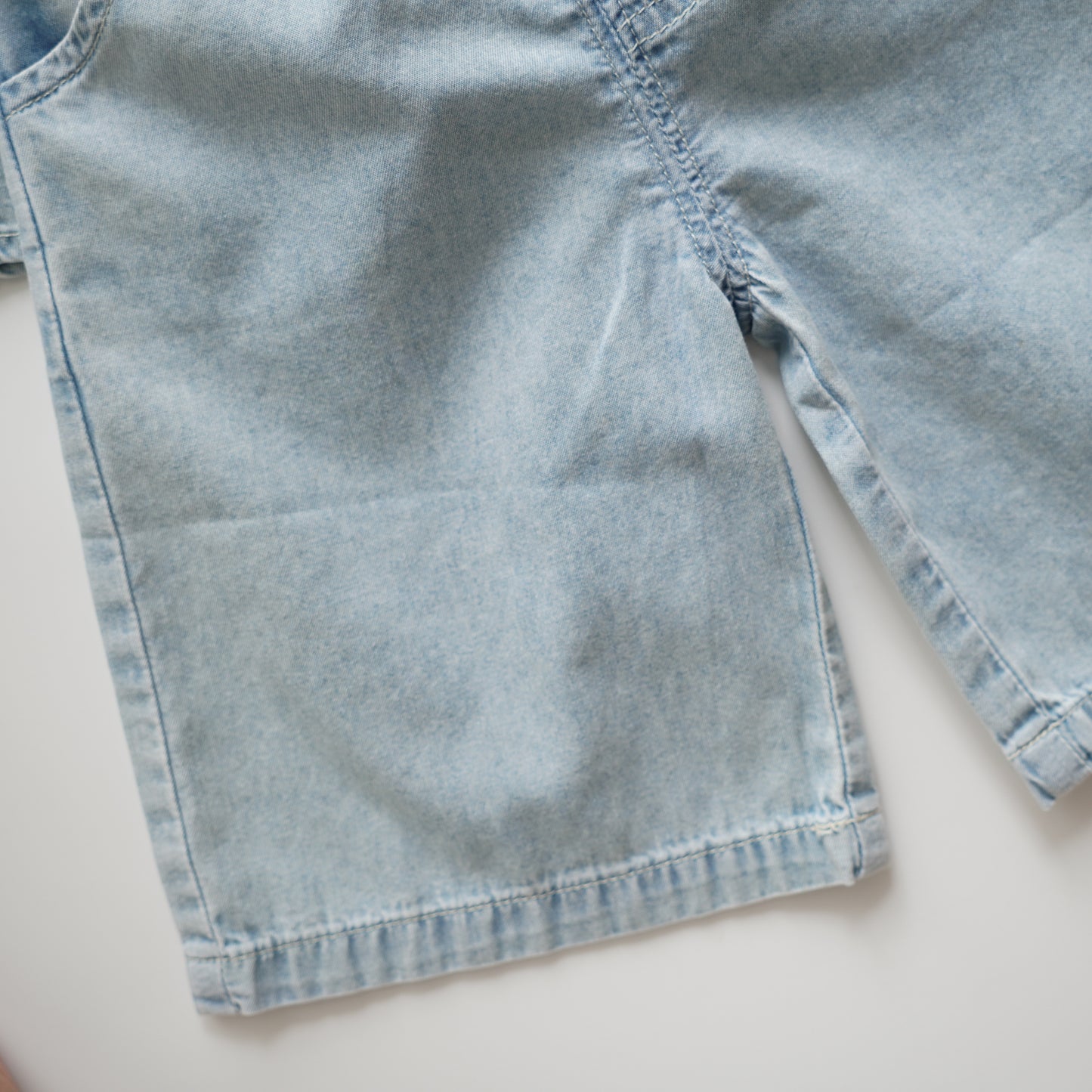 Soft Denim Girl Top & Pants Set