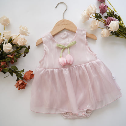 Silky Comfy Design Romper