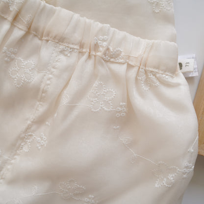 Modern Ruffled Chinese Plain Set