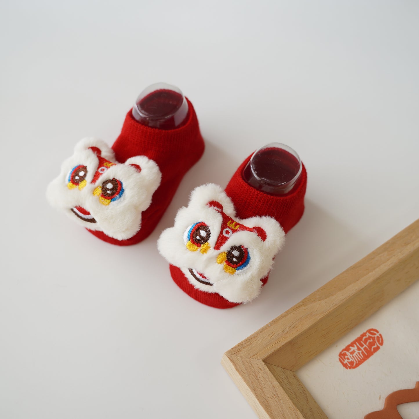 3D CNY Baby Socks