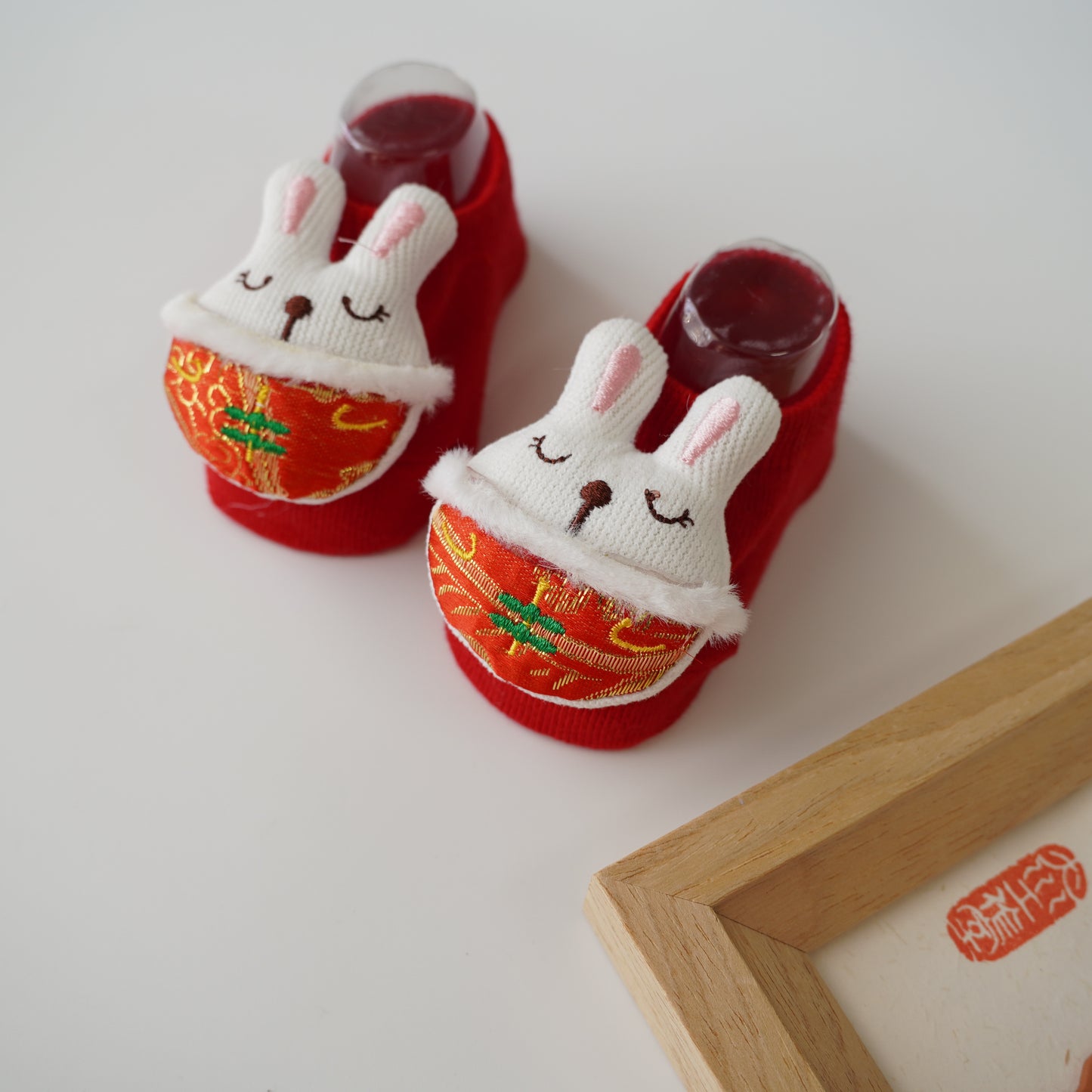 3D CNY Baby Socks