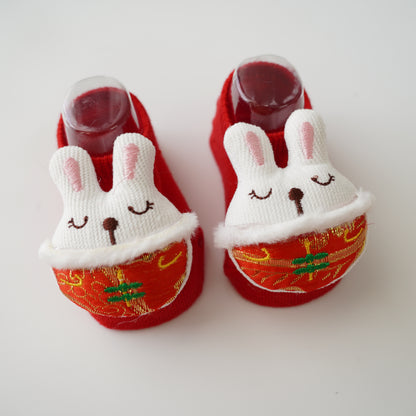 3D CNY Baby Socks