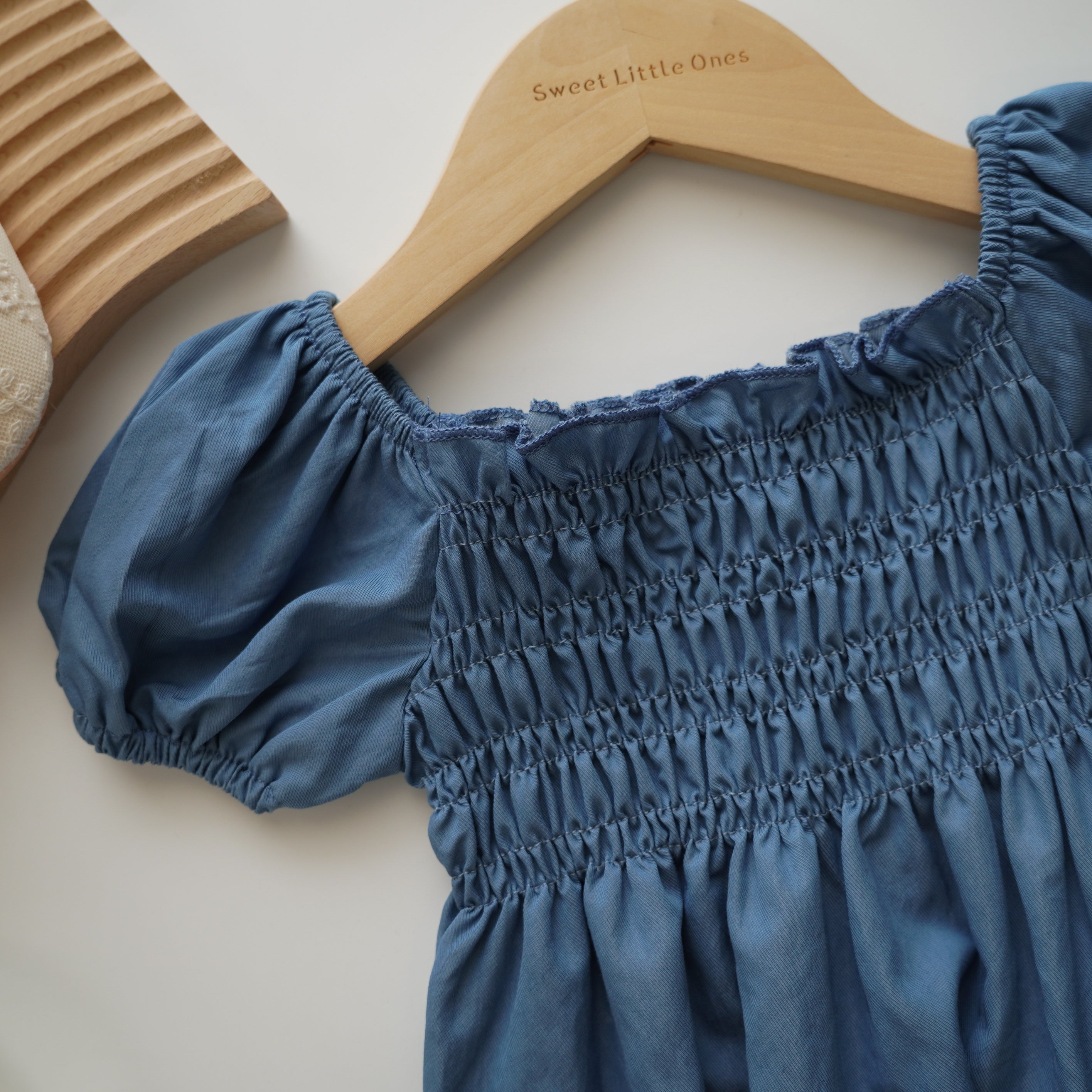 Puff Sleeves Casual Romper