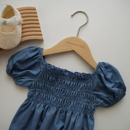 Puff Sleeves Casual Romper