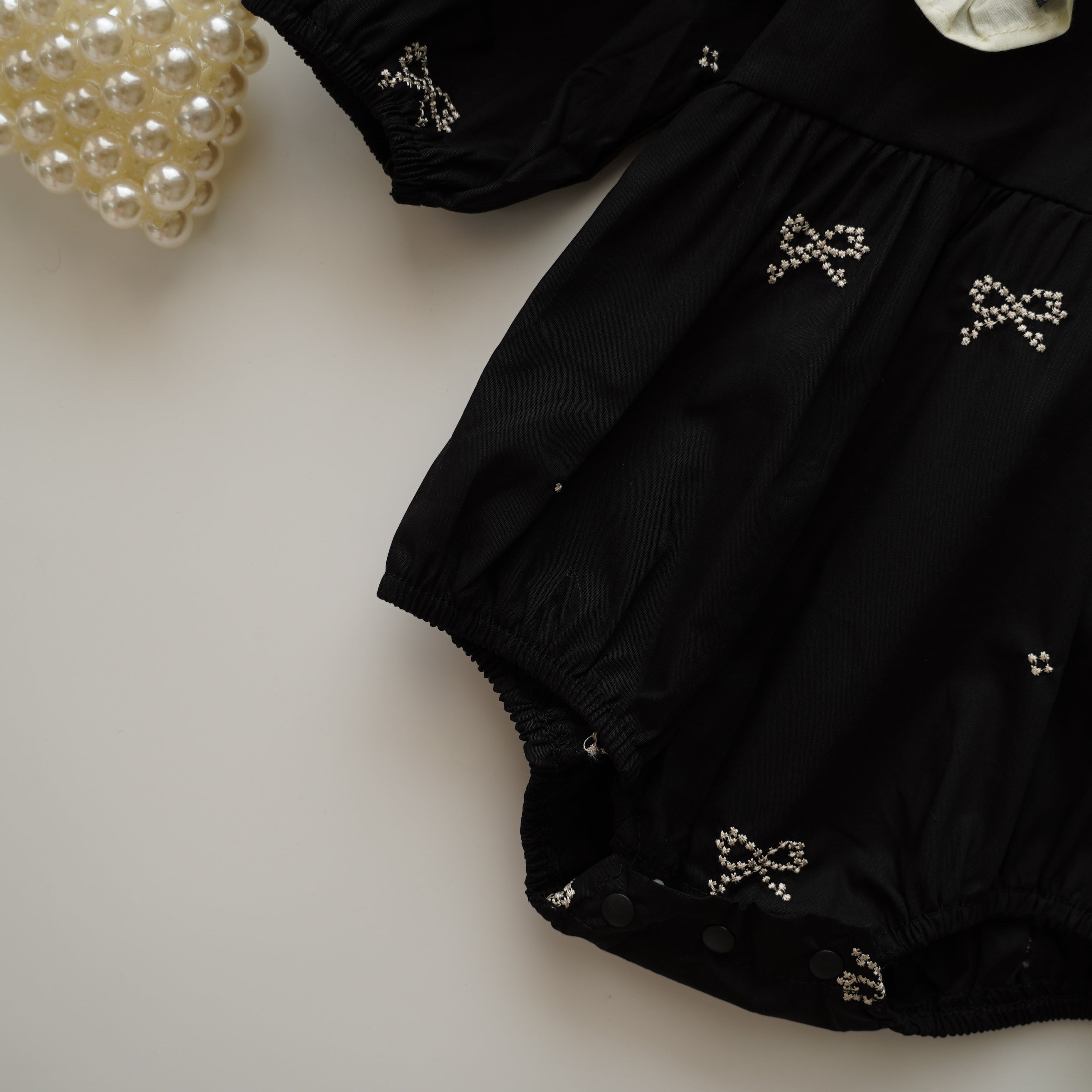 Ribbon Long Sleeves Sister Matching