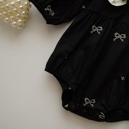 Ribbon Long Sleeves Sister Matching