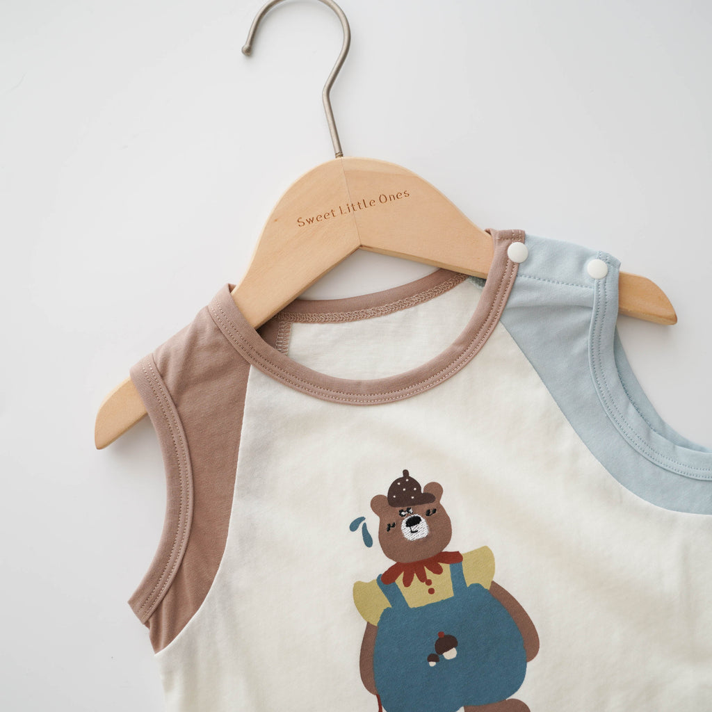 Color Bear Top & Pants Set