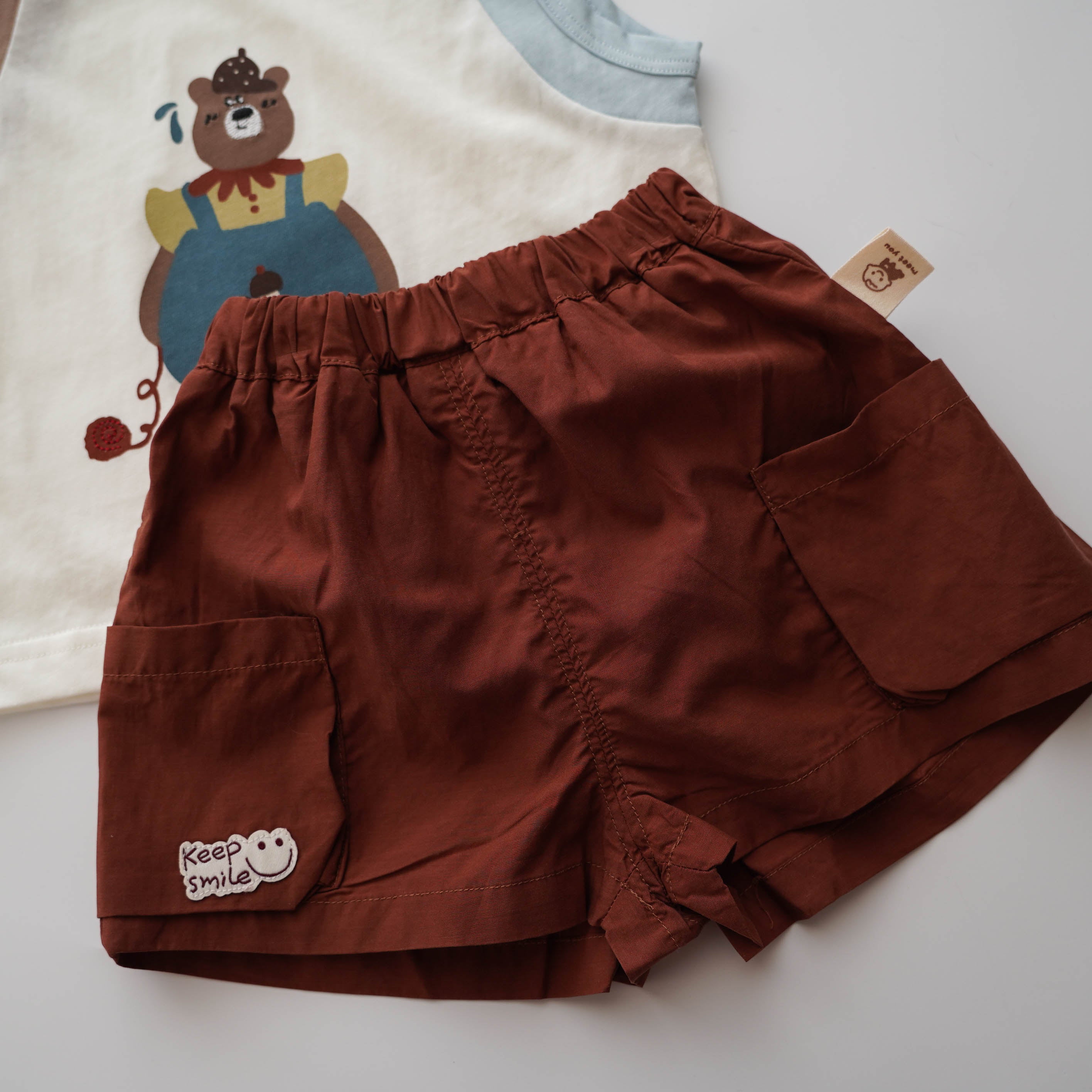 Color Bear Top & Pants Set