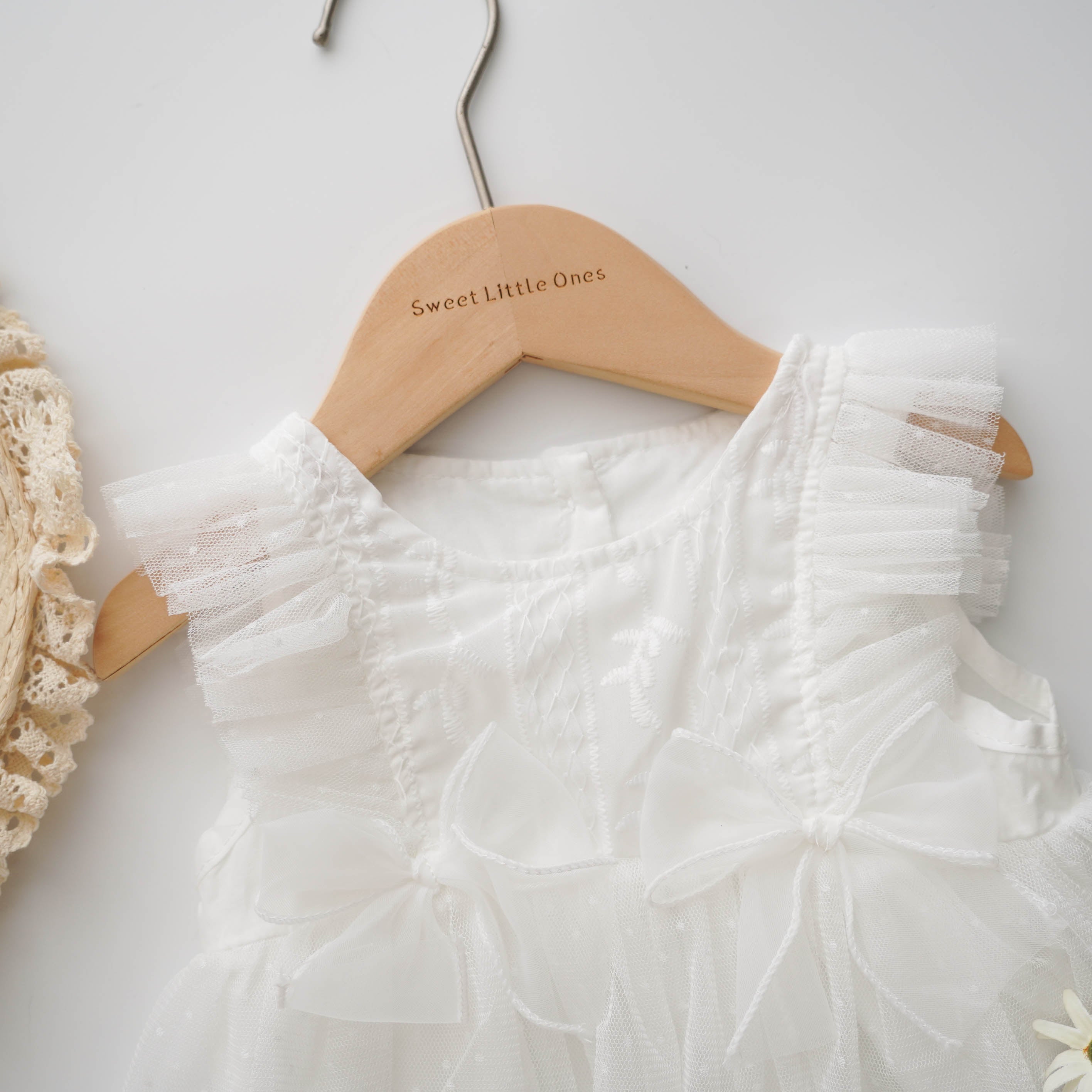 Soft Lacey Simple Romper