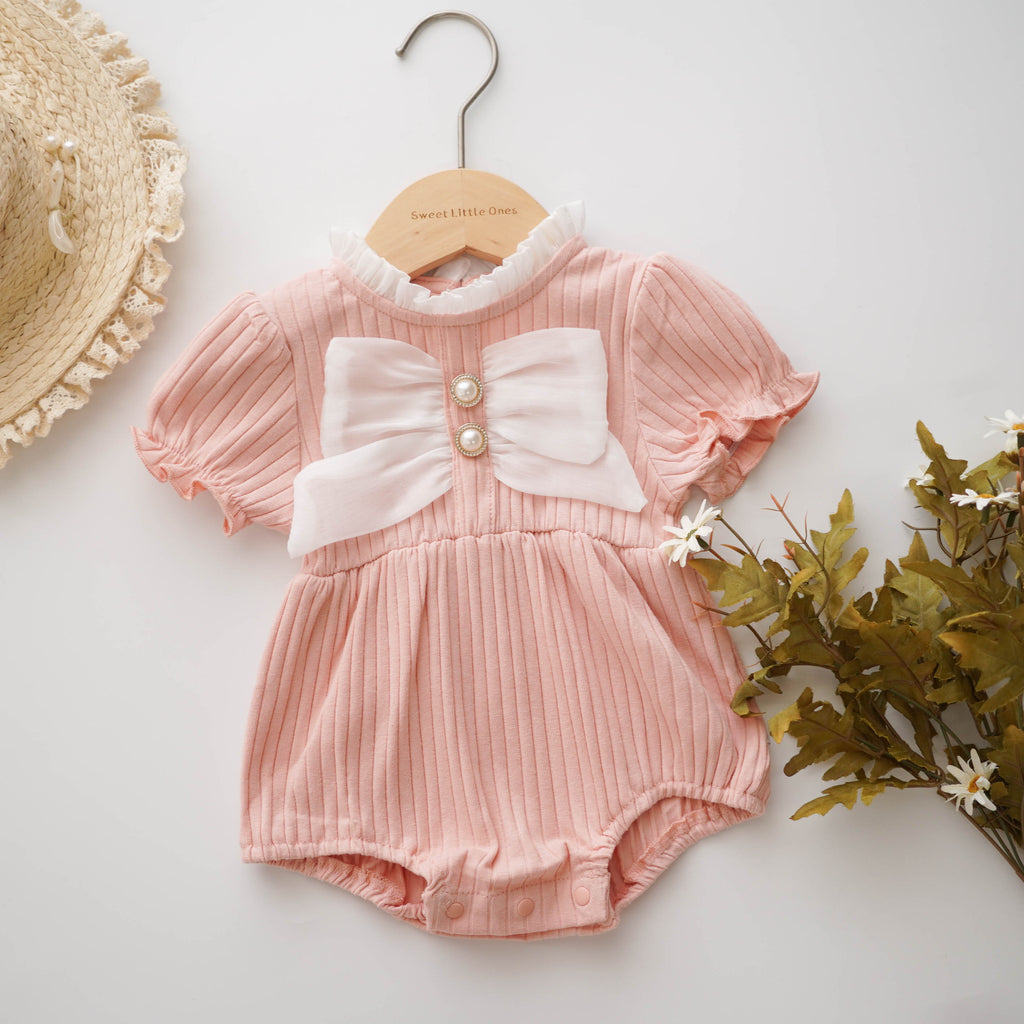 Princess Ribbon Pink Romper
