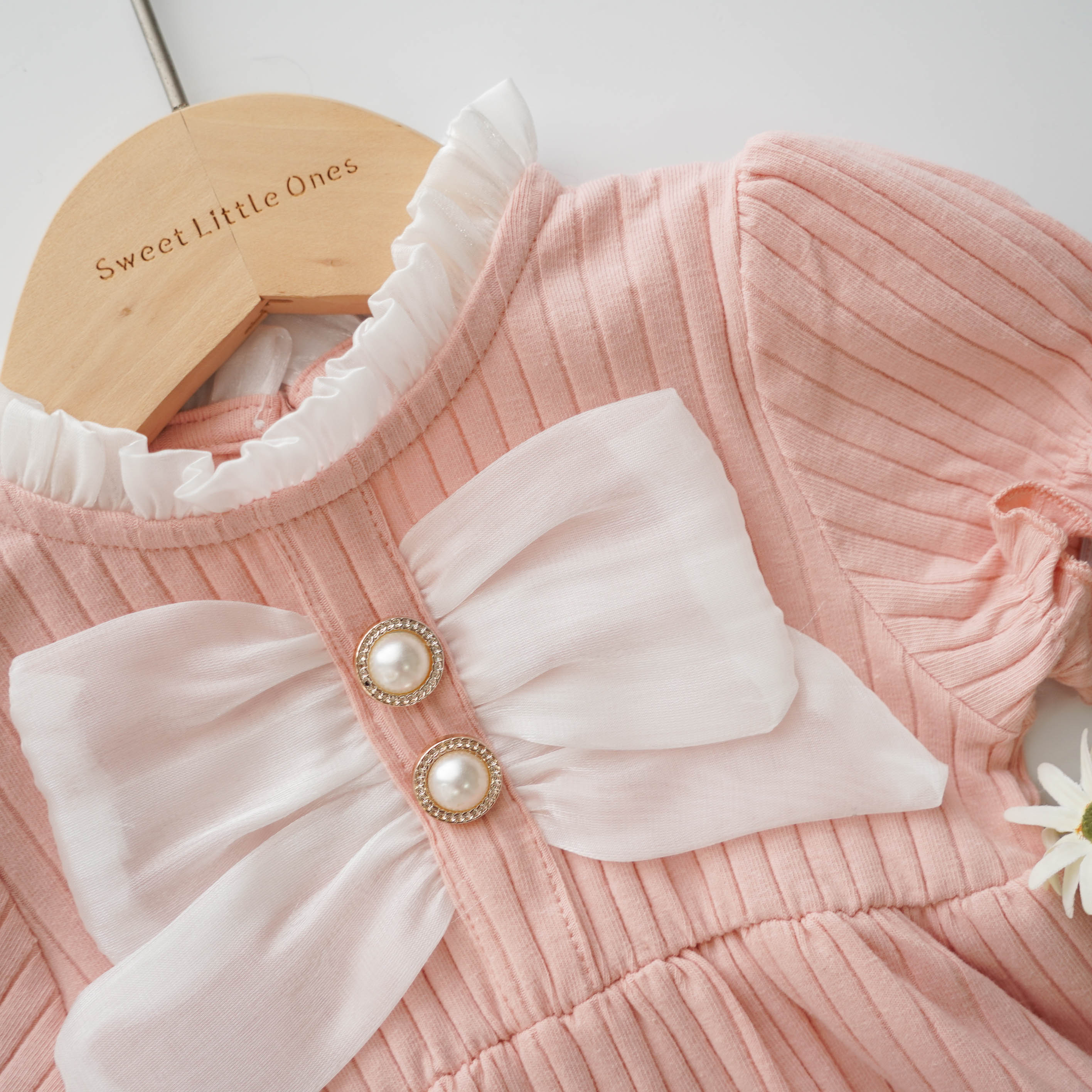 Princess Ribbon Pink Romper