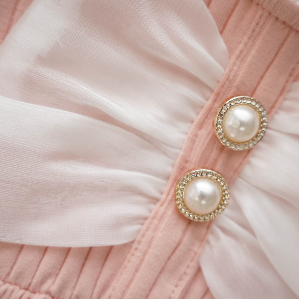 Princess Ribbon Pink Romper