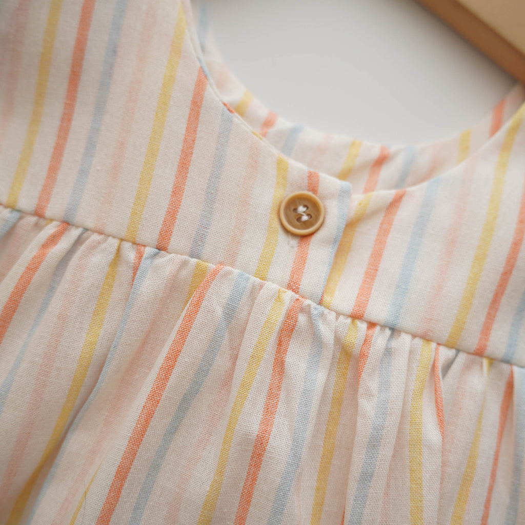 Color Line Ribbon Top & Pants