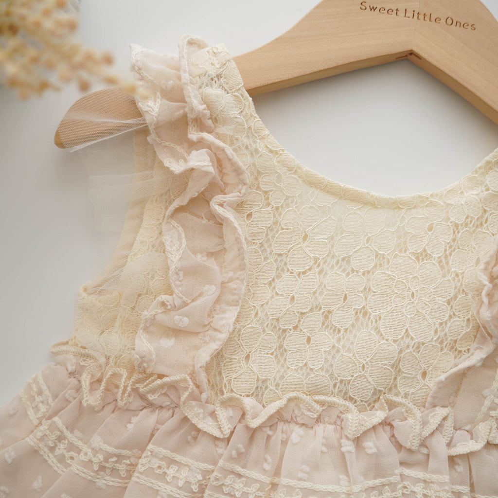 Lacey Vintage Mesh Romper