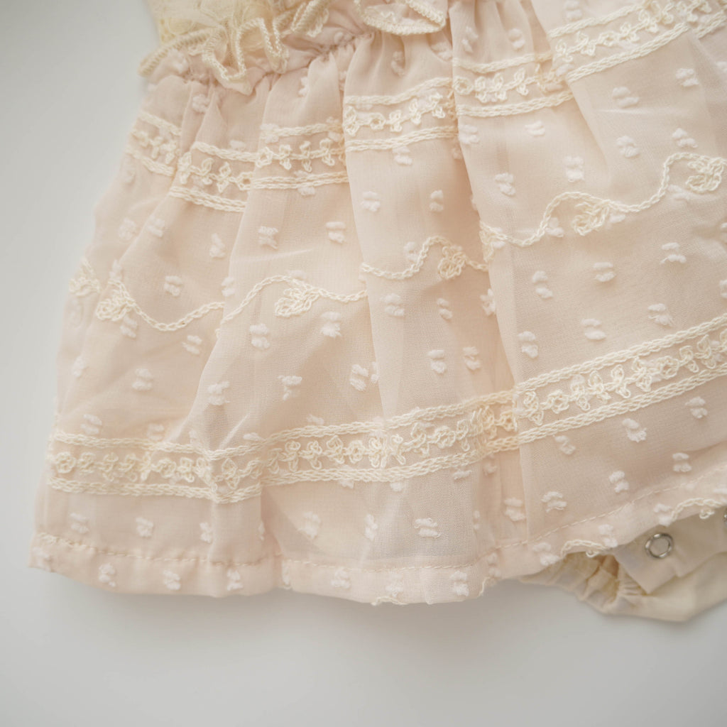 Lacey Vintage Mesh Romper