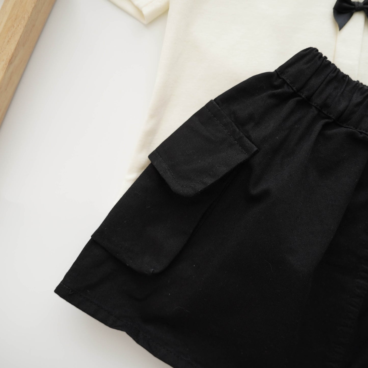 Elegant Casual Sleeves Blouse & Skirt Set