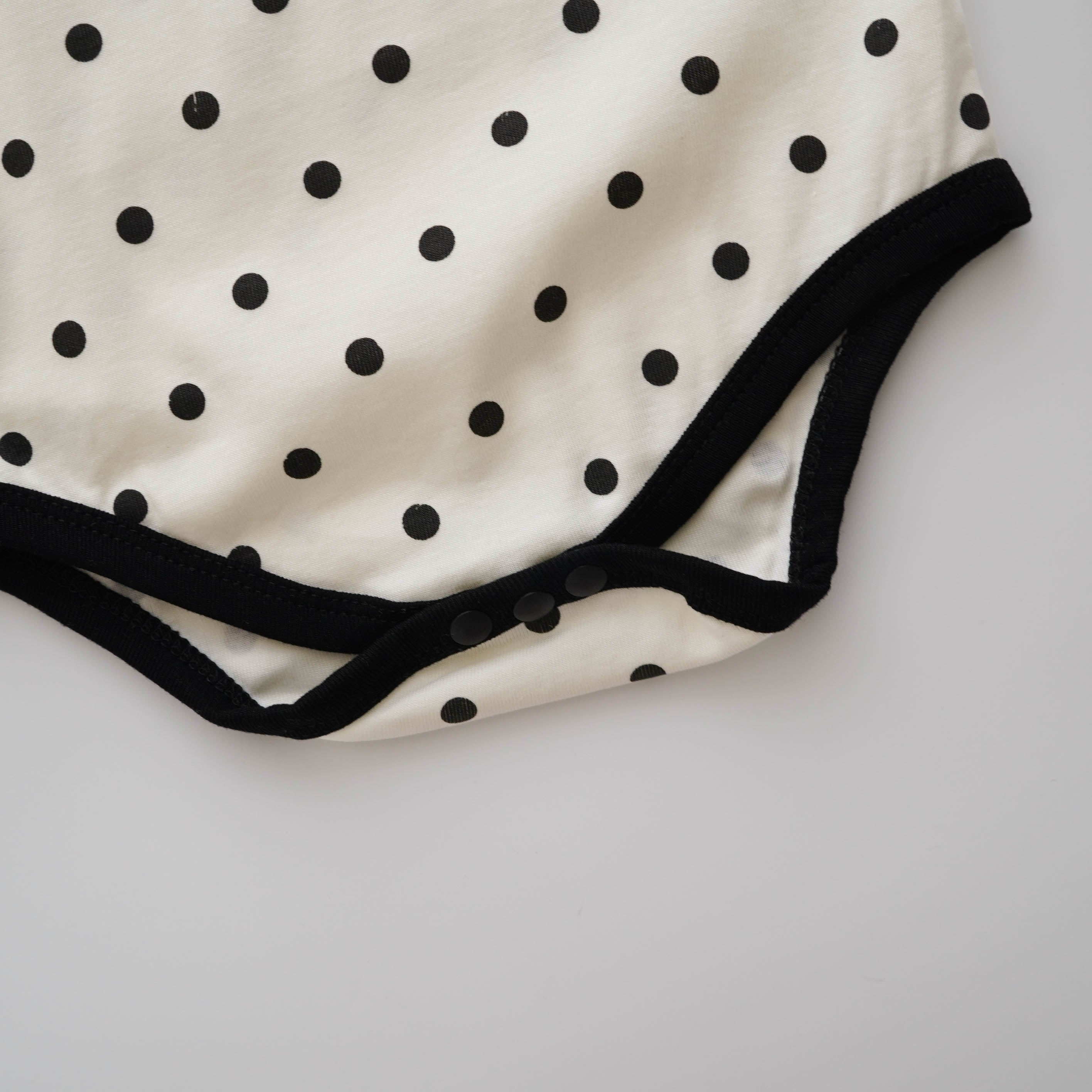 Casual Daily Polka Dot Romper