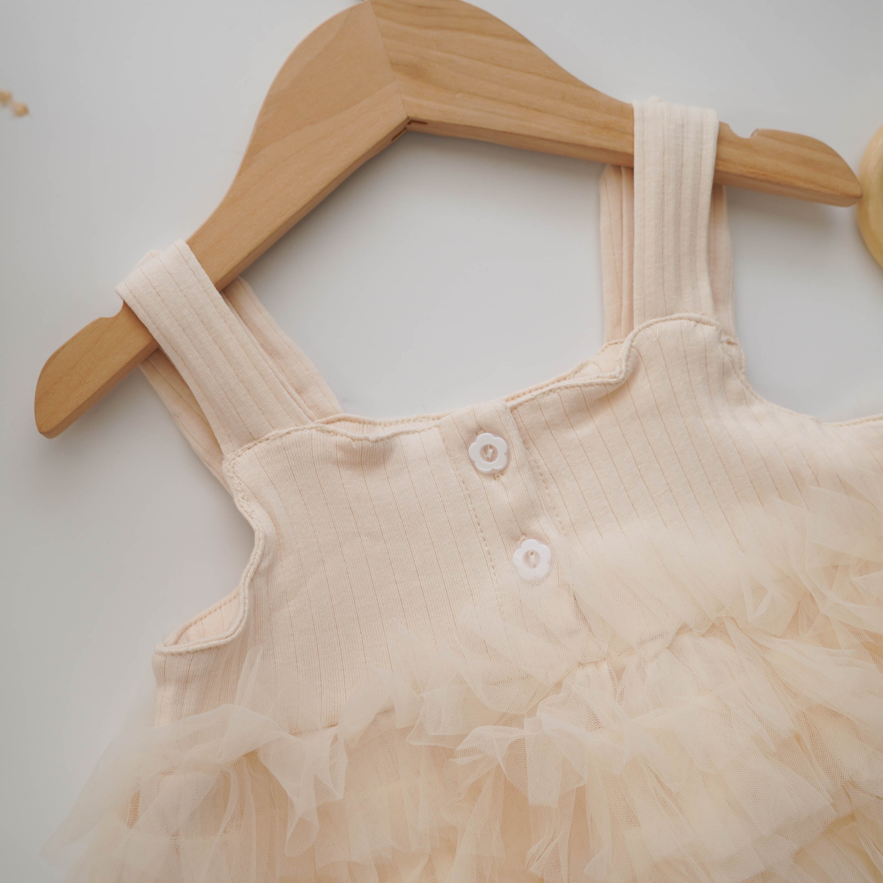 Cherry Layered Mesh Princess Romper
