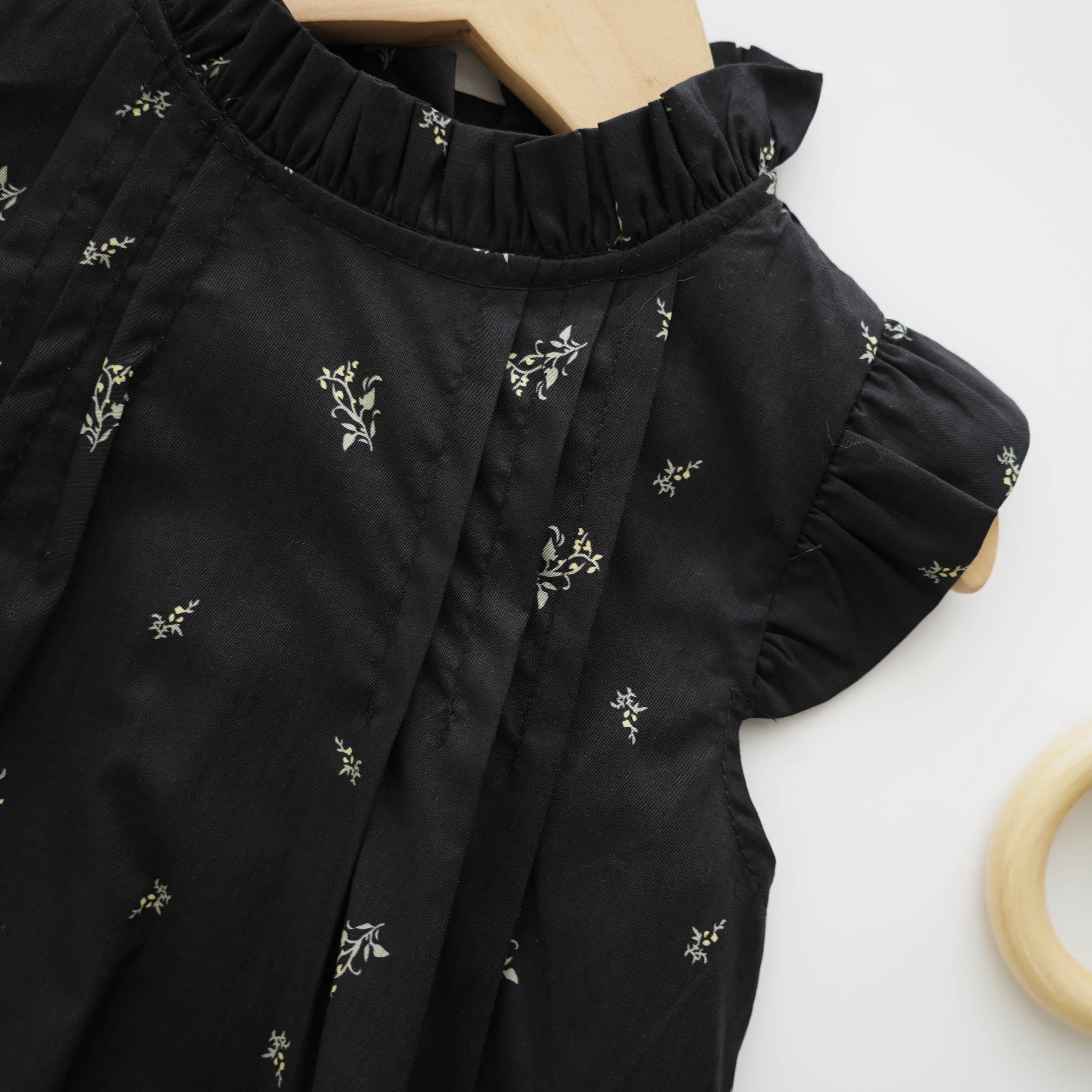 Classy Ruffled Collar Romper