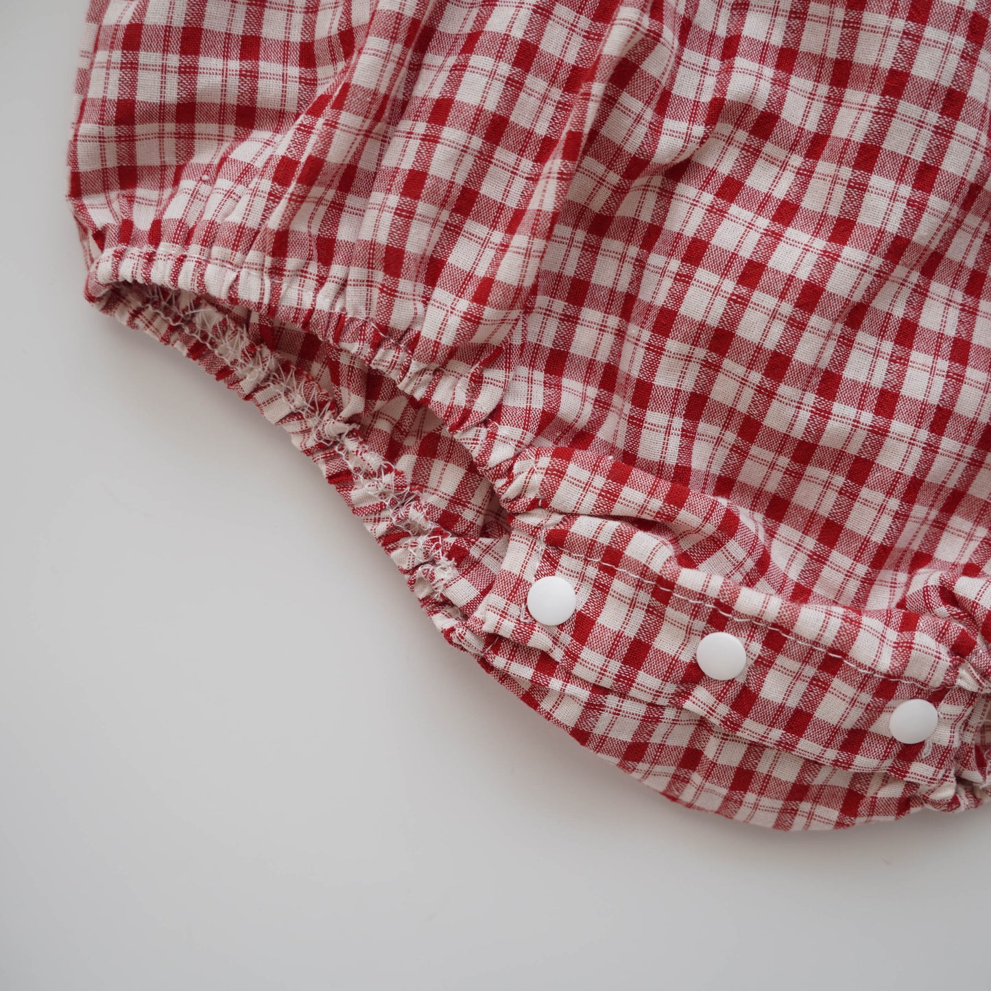 Checkered Sleeveless Romper with Hat