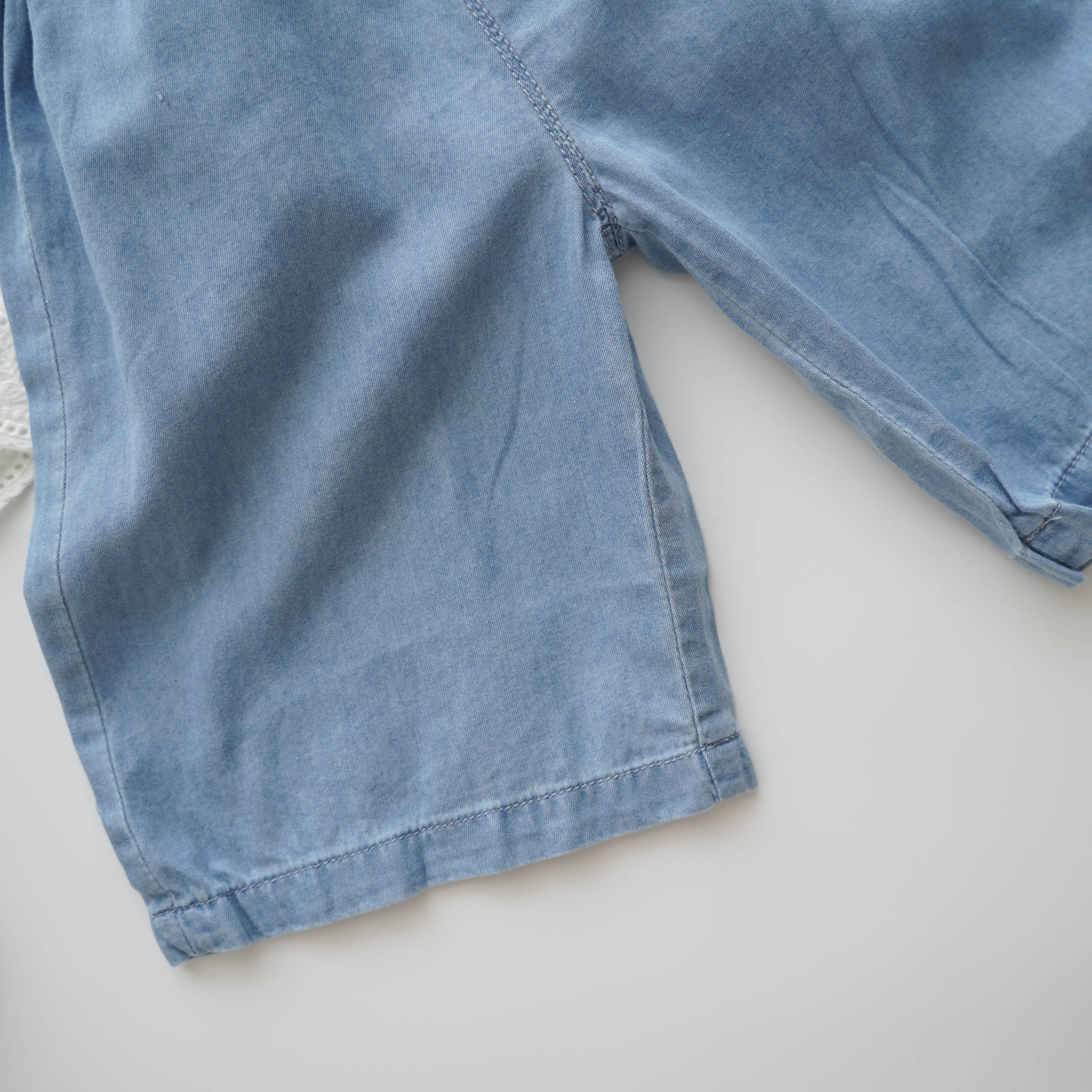 Design Buttoned Denim Set