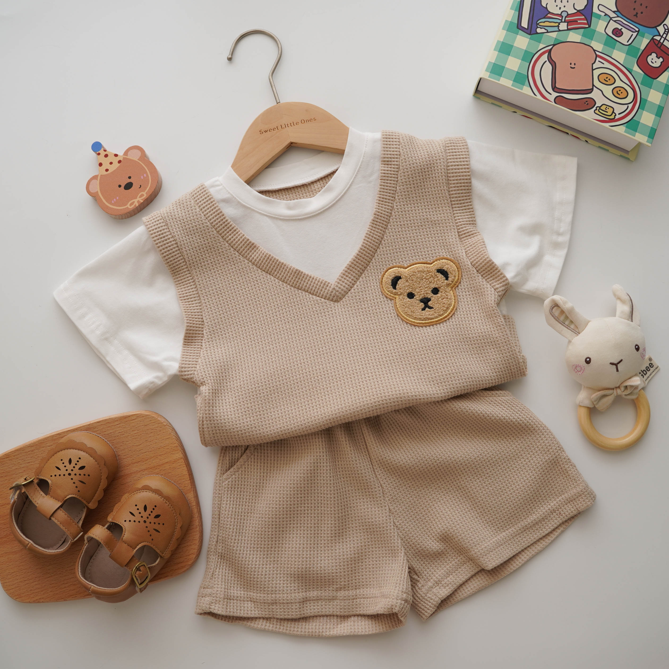 Waffle Bear Inner Layer Set