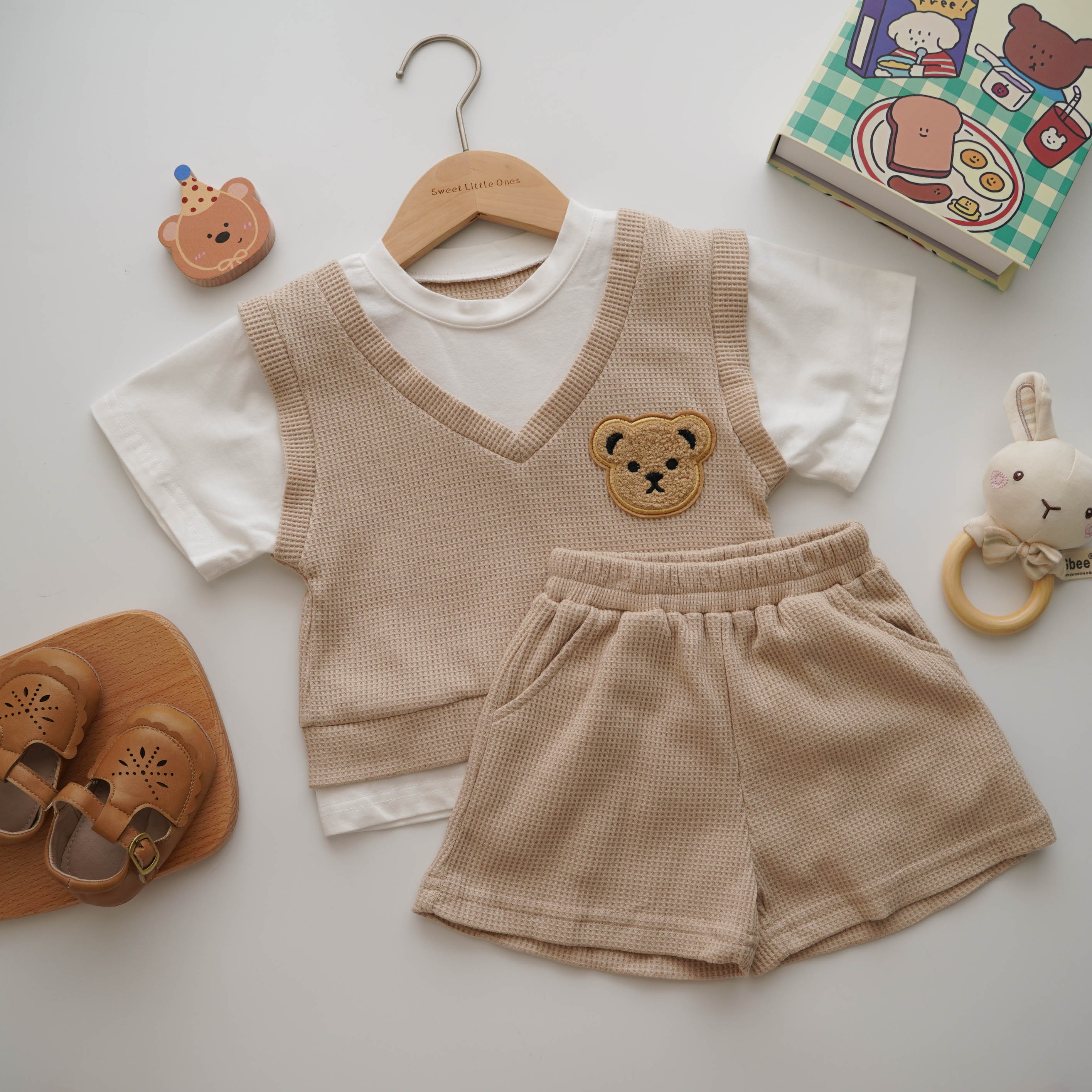 Waffle Bear Inner Layer Set